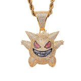 Pokémon Pendants Geng Gui Hip Hop Necklace