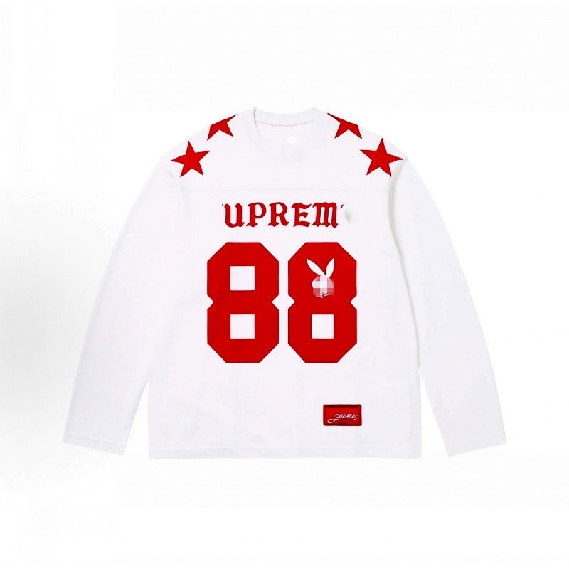 Ducati soccer jersey collaboration: printed football t-shirt & relaxed fit tracksuit set