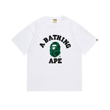 B@pe tshirtsssummer ape head little monkey camouflage short-sleeved round neck t-shirt