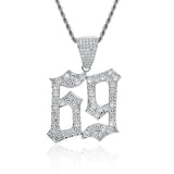 6IX9INE Pendant Hip Hop Creative Digital 69 Pendant