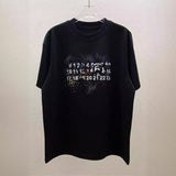 Digital direct printing hand-painted craft round neck t-shirt