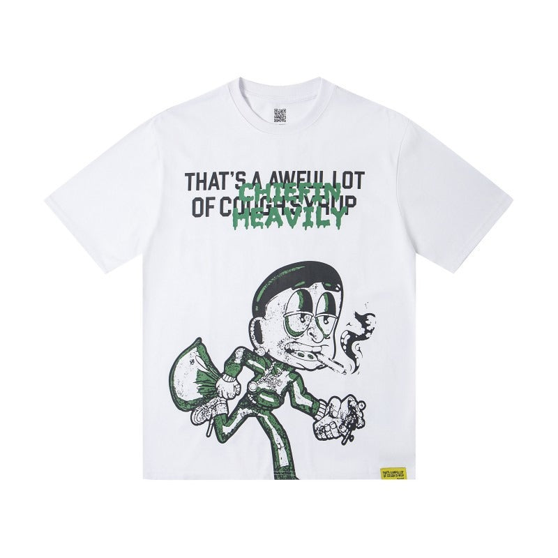 Ts cross-border that's a high quality awful pure cotton lot round neck t-shirt of short sleeve cough s