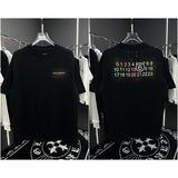 Spring/summer colorful inkjet pullover print crew neck short sleeve t-shirt
