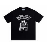 High gsm double yarn combed cotton short-sleeve t-shirt
