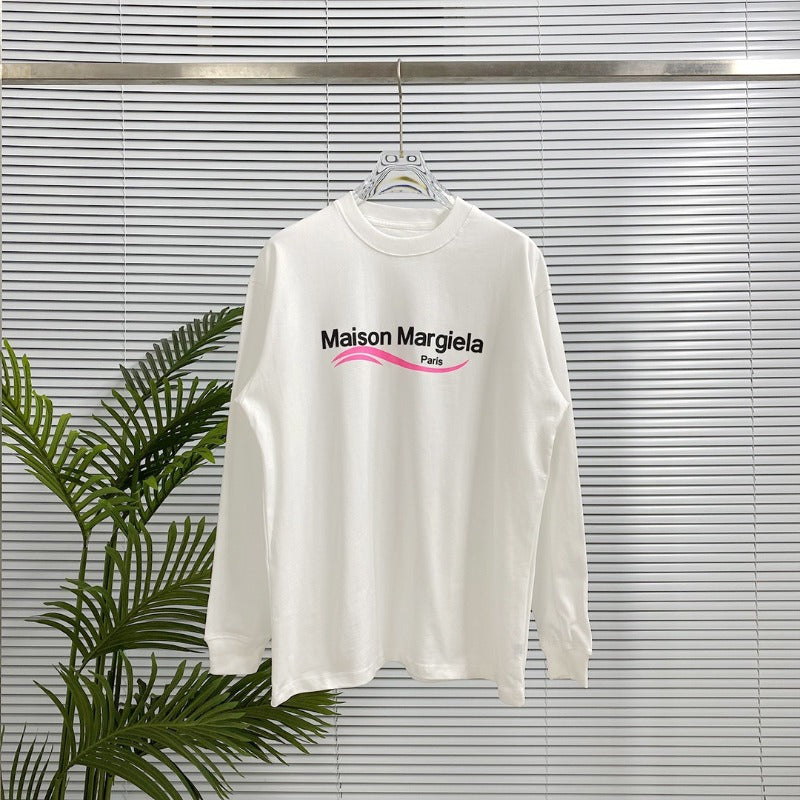 Neutral thick plate stereo craft printinglong sleeves thick t-shirt