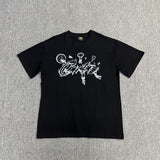 Wholesale foreign trade alcatraz basic series short-sleeve corteiz phantom letter logo print t-shirt