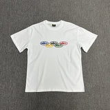 Wholesale foreign trade alcatraz basic series short-sleeve corteiz phantom letter logo print t-shirt