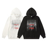 High street retro letter print sweatshirt