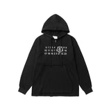 Digital print oversized raw edge versatile activewear hoodie