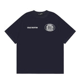 Wholesale export cole buxton minimalist cursive signature print short sleeve t-shirt - high street style