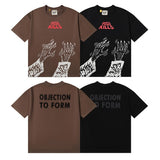American gallery dep basic letter classic logo short-sleeved men