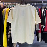 Rhude T Shirts Gustavia Hotel Printed Cotton Casual Short Sleeves Men's and Women's