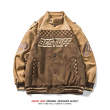 Men's Baseball Jacket Spring Baseball Uniform Men's Loose Vintage Motorcycle Clothing Jacket Jacket