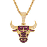 NBA Team Pendants Bulls Team Pendant Necklace Men