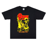 Rock Star T Shirt David Bowie Printed T-shirt Short Sleeve Loose round Neck Men and Women Casual