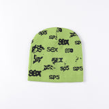 Sp5der Knitted Beanie Wool