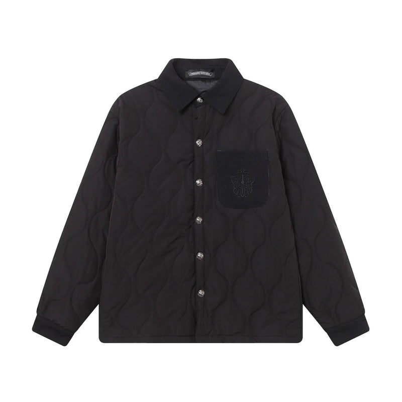 CHH Chrome Heart Coat ChromeHearts Thickened cotton clothes warm men's and women's coats in autumn and winter