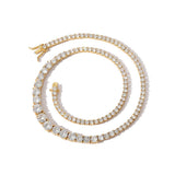 Zircon necklace gradient size