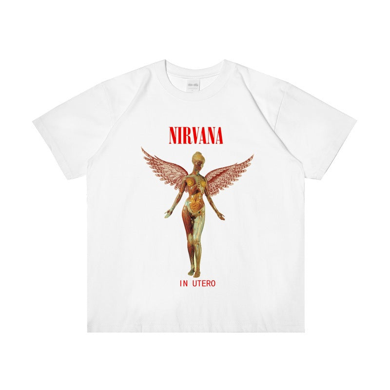 Rock Star T Shirt Printed T-shirt Cotton Loose
