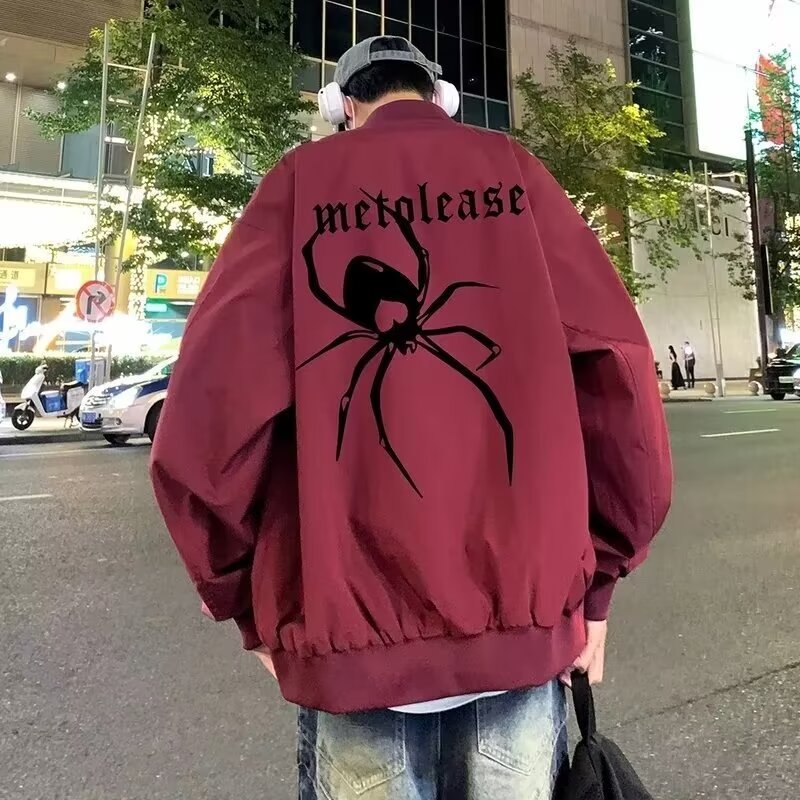 Unisex Baseball Jersey Spider Light Baseball Jacket