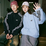 Unisex Baseball Jersey Couple Sports Reversible Jacket