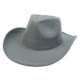 Walter White Fedora Solid Color Curling Woolen Hat Retro Fedora Hat Casual