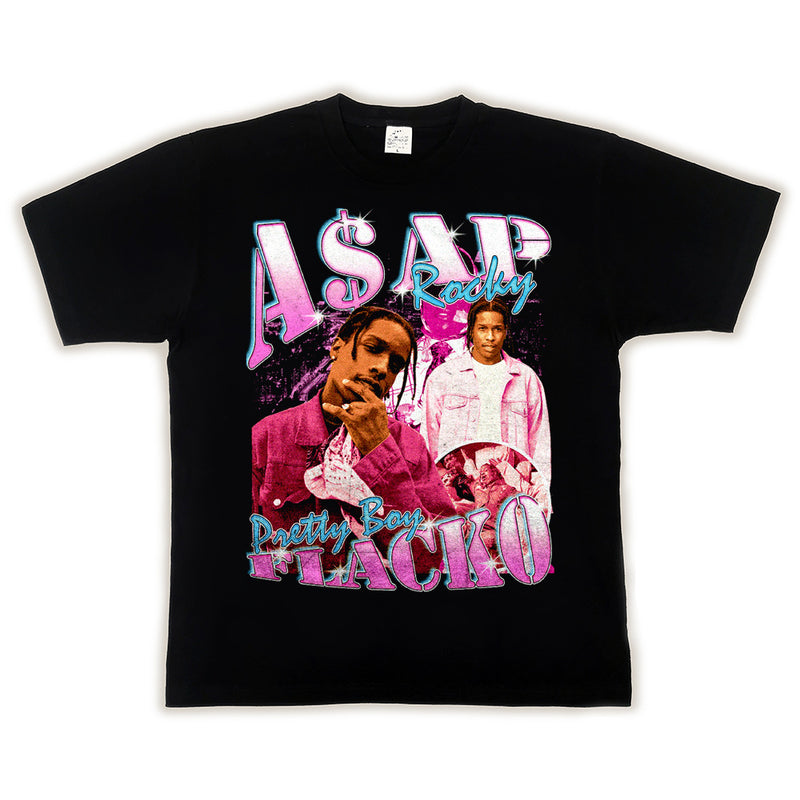 Hip Hop Rapper T Shirt Loose Short Sleeve T-shirt for Men