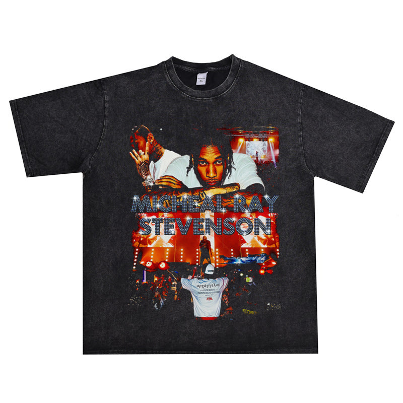 Rock Star T Shirt Rapper Michael Ray Ruan-Stevenson Street T-shirt