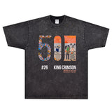 Rock Star T Shirt King Crimson Bolero T-shirt Rock Band American Retro Loose Style