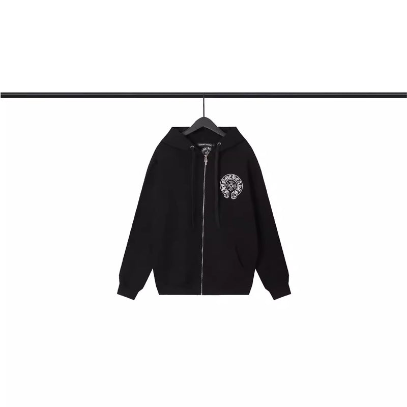 CHH Chrome Heart Hoodie Couple Villain Skull Cardigan Hooded