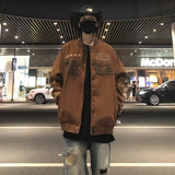 Unisex Baseball Jersey Spring and Autumn Embroidered Tooling Jacket Loose Jacket