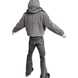 Unisex Jeans autumn and winter washed baggy jeans