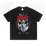 Rock Star T Shirt Slack Knot Vintage Distressed T-shirt Loose