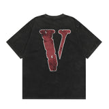 Vlone T Shirt Spring Summer Crew Neck Pullover Short Sleeve