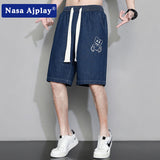 Nasa Shorts Cowboy Shorts for Men Summer Trendy