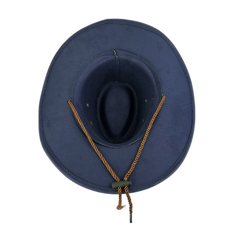 Walter White Fedora Cowboy Hat Men's and Women's Ethnic Style Retro British Style Fedora Hat