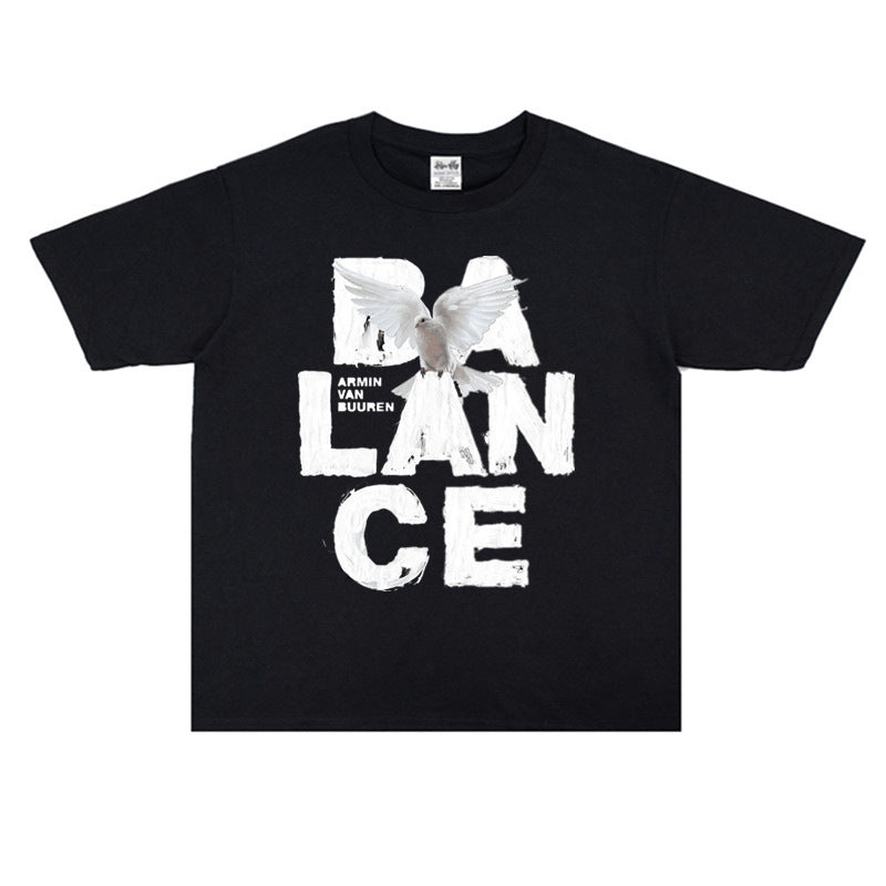 Rock Star T Shirt Armin Van Buuren Printed T-shirt Short Sleeve Loose Cotton
