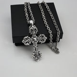 Chrome Heart Necklace Flame Vine