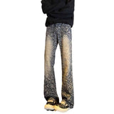 Unisex Jeans Vintage Loose Wide Leg Pants