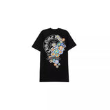 CHH Chrome Heart T Shirts Croix Cross Color Leather Printed Short Sleeve T-Shirt