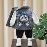 Boy Jacket Children's Vest Denim Vest Spring and Autumn Outer Wear Loose-Fitting Vest Children