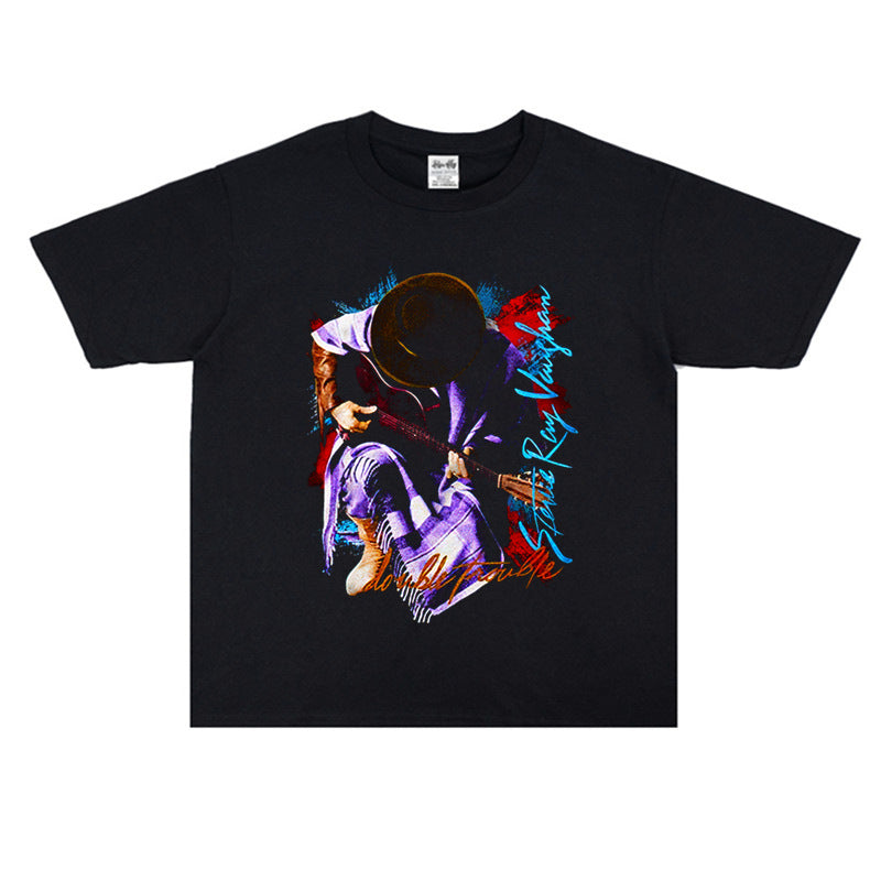 Rock Star T Shirt Printed T-shirt Short Sleeve