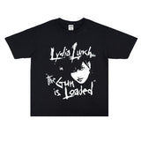 Rock Star T Shirt Independent Musician Lydia Lunch Short Sleeve T-shirt Men and Women Loose Trendy