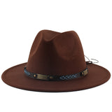 Walter White Fedora Men's and Women's British Fashion Top Hat Warm Felt Hat Gentleman