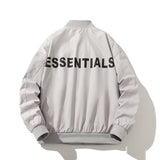Unisex Baseball Jersey Loose Casual Jacket FOG