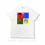 Rock Star T Shirt Printed T-shirt Short Sleeve Loose Cotton Heavy round Neck
