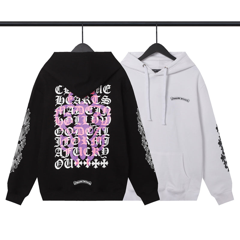 CHH Chrome Heart Hoodie Chrome Heart Sanskrit embroidered hooded