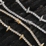 Zircon necklace tennis chain