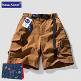 Nasa Shorts Shorts for Men Summer Sports Bermuda Shorts