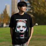 Rock Star T Shirt Rammstein Sehnsucht Band Rock Loose Vintage Short Sleeve